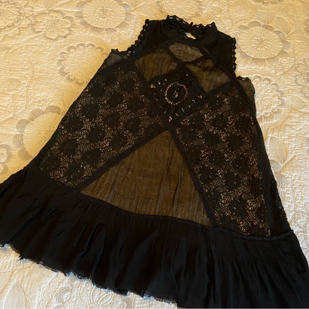 Free people angel lace mini dress size small - Picture 6 of 14